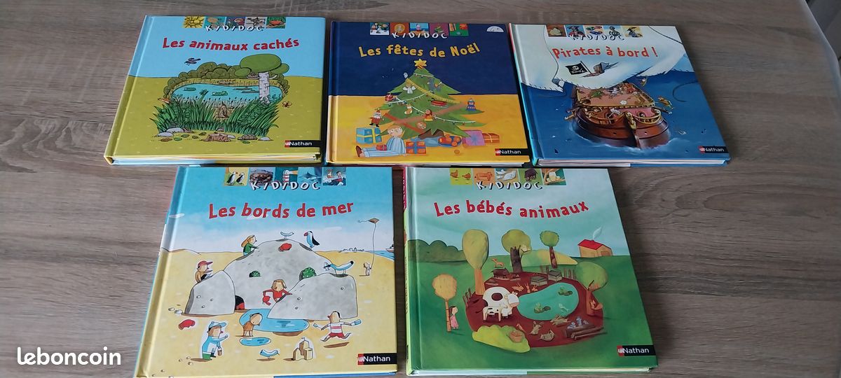 Lot de 5 livres Kididoc Nathan (image 1)