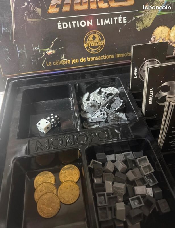 Pion Personnage Héros 3 Pièce Détachée Jeu De Société Monopoly Star Wa Episode 1 A81