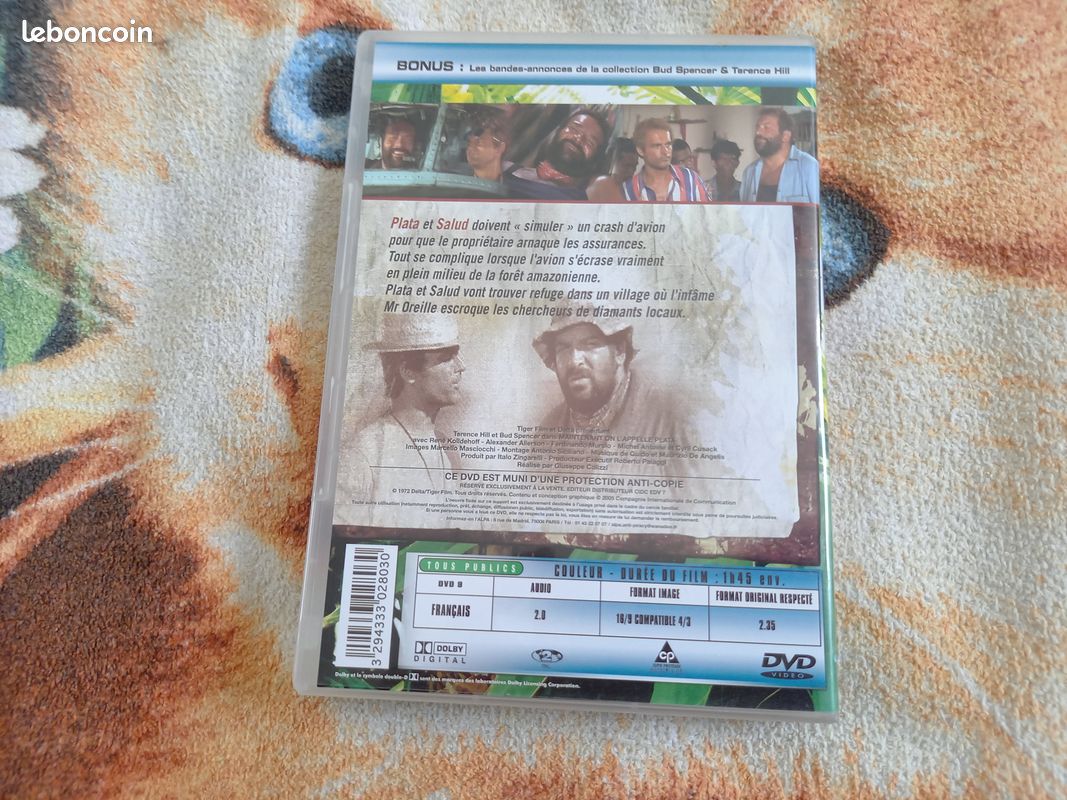 DVD Maintenant on l'appelle Plata avec Bud Spencer (image 3)