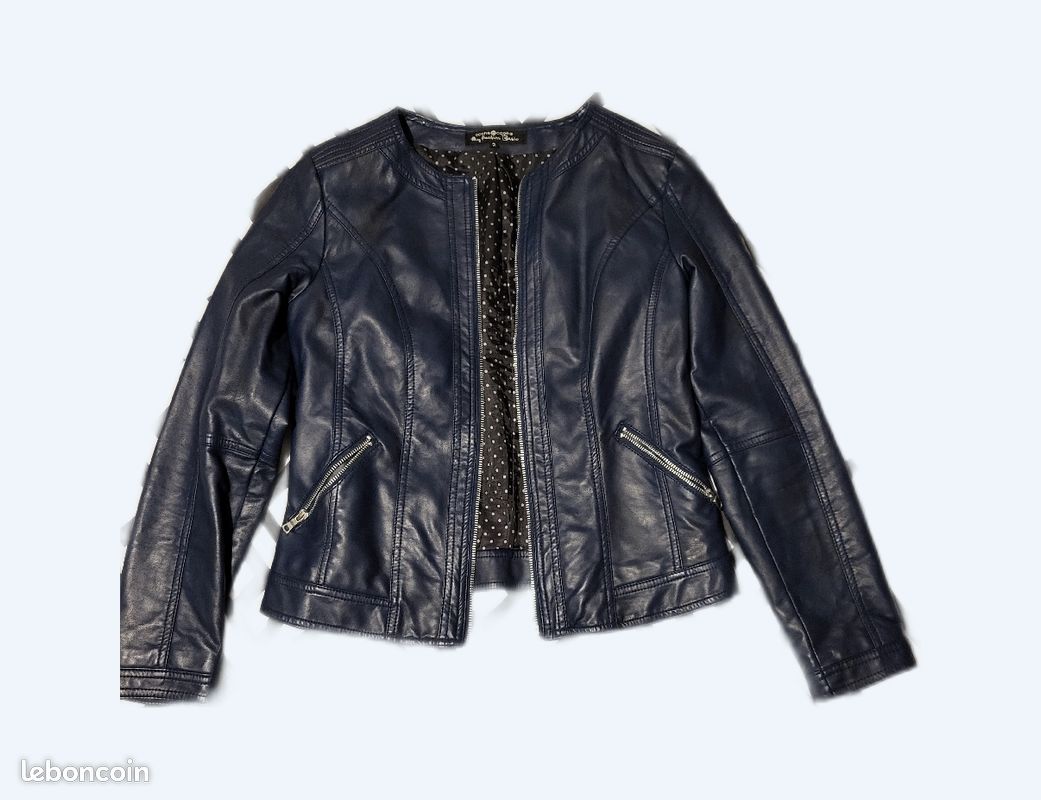 Veste Cache cache bleue (image 1)