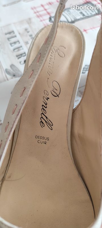 Chaussure habillée ouverte taille 38 Emma Pernelle (image 7)