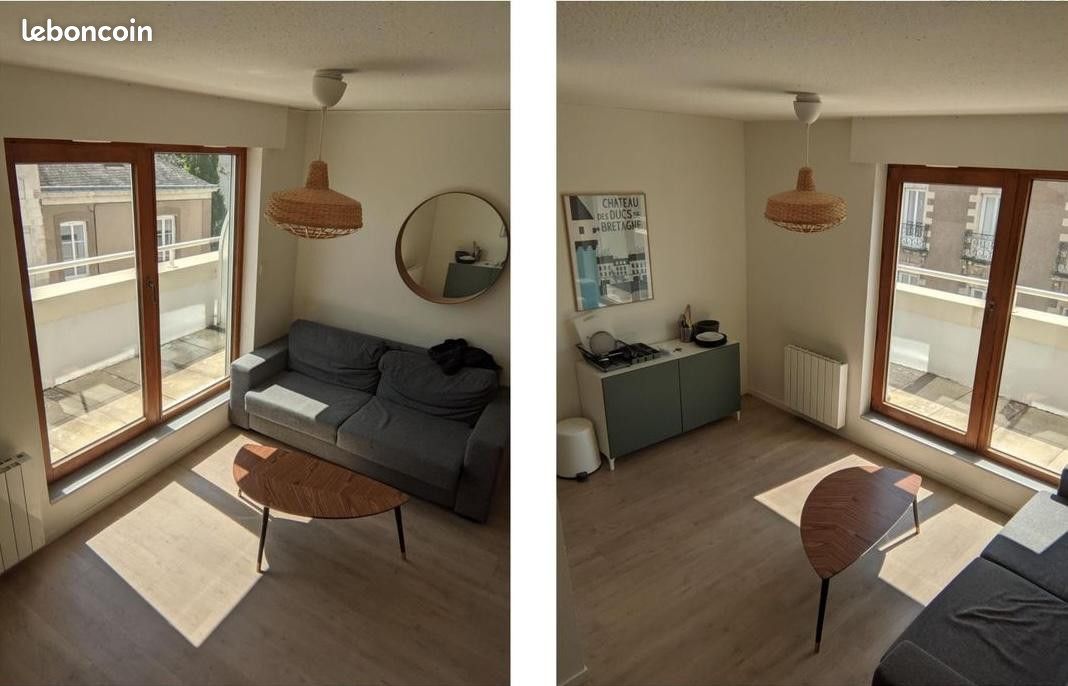 Appartement 1 pièce 19 m² · à Nantes · 19 m² · 595 €/mois