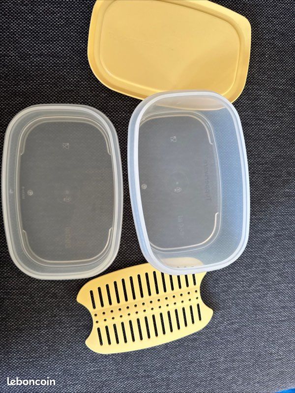 BOÎTE EMPILABLE TUPPERWARE rangement pour nidification 7 tasses