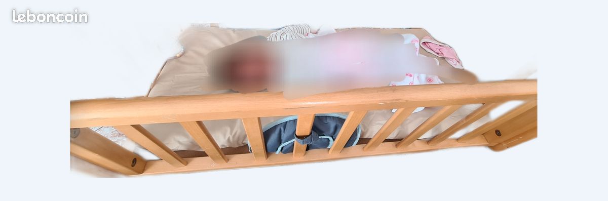 Lit codo balançoire en bois (image 1)