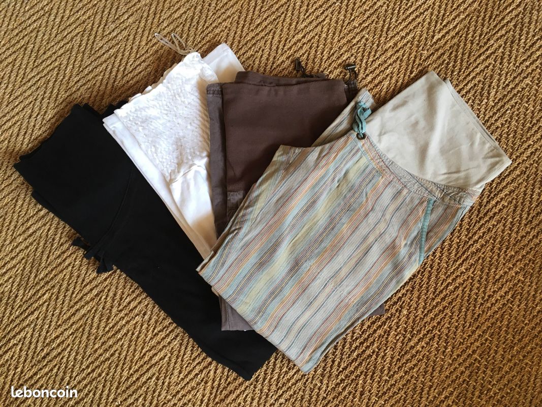 Lot 4 pantalons de grossesse 40 (image 1)