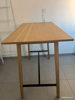 Vends table haute 4 places en bois massif (image 2)