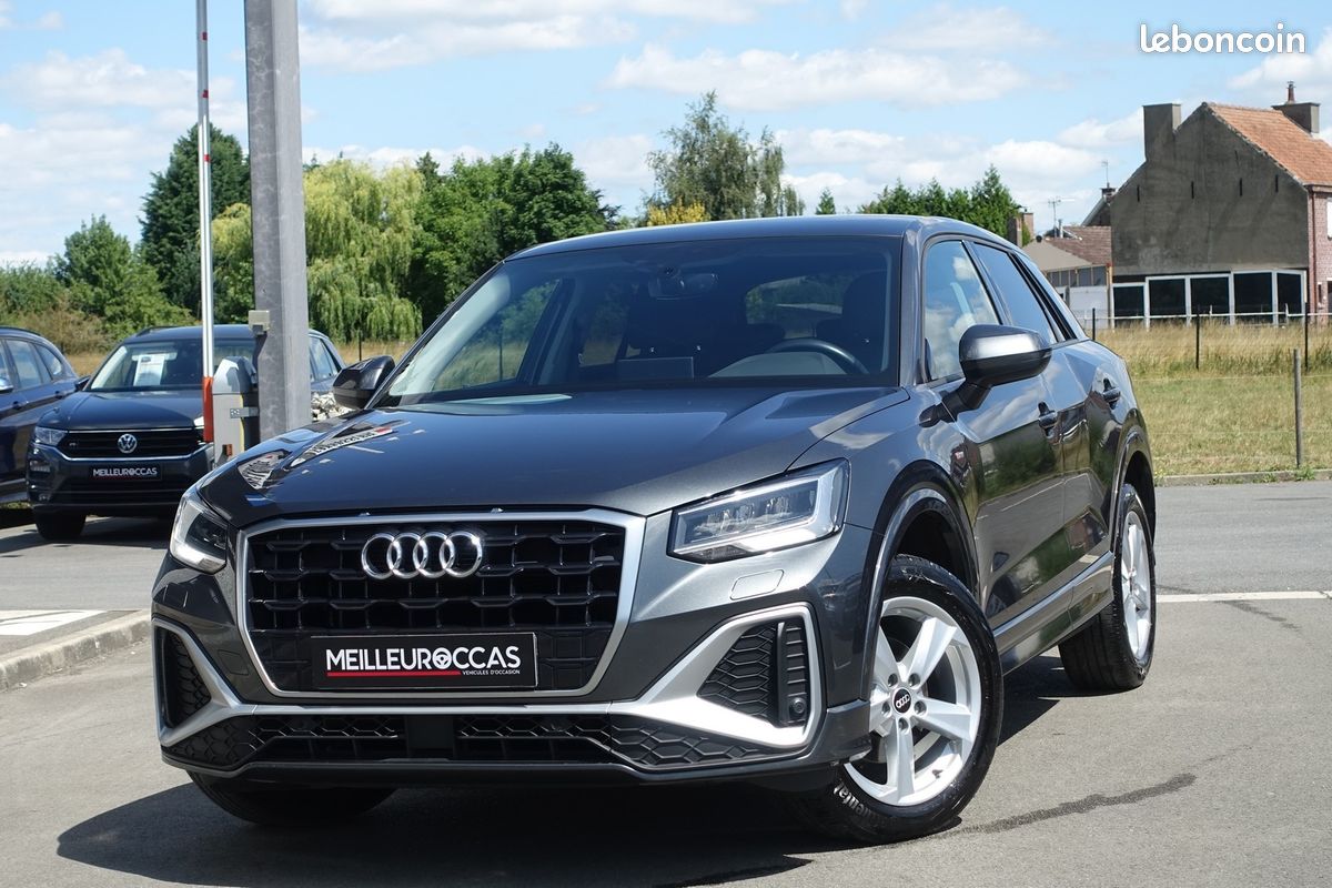 Q2 35 Tfsi S-Line S-Tronic 150 ch Virtual cockpit/Cuir chauffant/Gps Europe/Caméra de recul/Carplay/Régulateur/Attelage/1*Main/Garantie 12 mois (image 1)