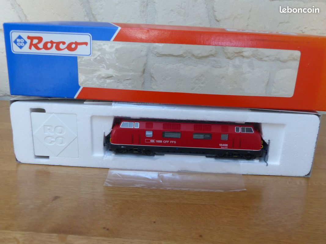 Voiture Voyageurs Roco HO 2e Classe CFF SBB – N°334-4 – Sans Boîte (occasion)