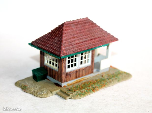 Maquette Kibri HO – Grande Gare De Jeumont – Bâtiment Ferroviaire à Assembler – Vintage