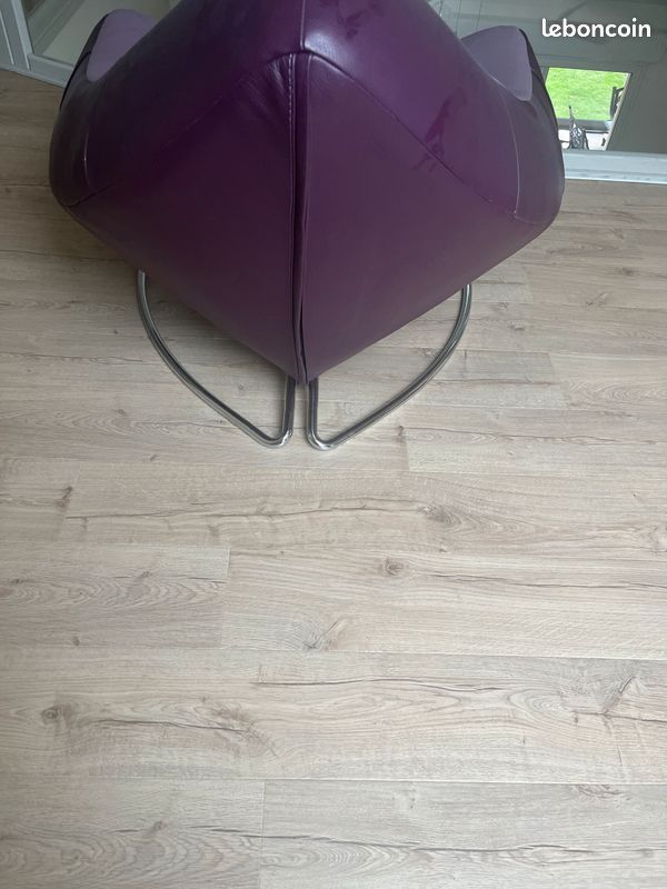 Fauteuil design Chili Rom en cuir (image 4)