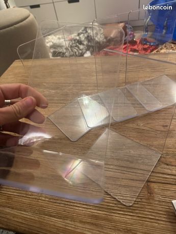 Lot De 6 Serre-Livres En Acrylique Transparent - Bloc Livre 17,5x12x11,5 Cm Pour Bureau, Bibliothèque Ou École