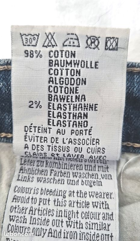 Jean Sequins Femme Taille 40 (image 4)