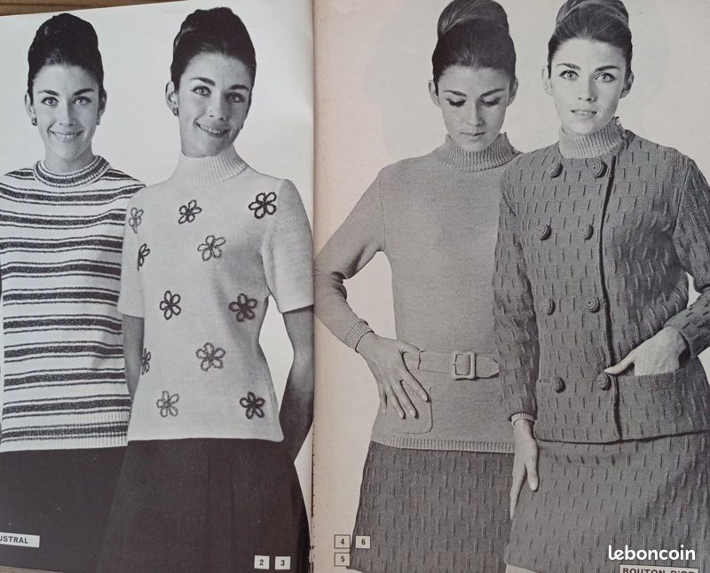 Collection Erka tricot N°42 vintage 1968 (image 2)