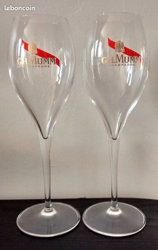 2 Flûtes à Champagne GH. MUMM (image 1)