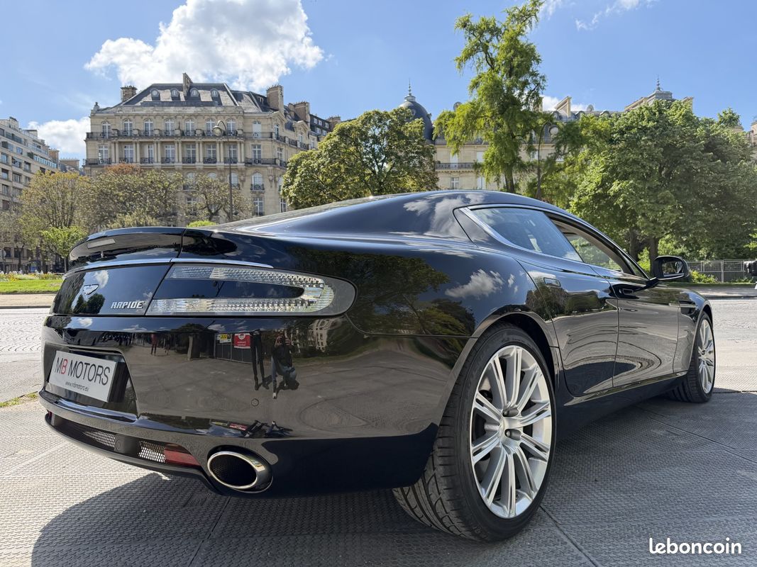 Aston martin Rapide V12 477 Plaque Française (Malus Payé) Bva Noir (image 5)