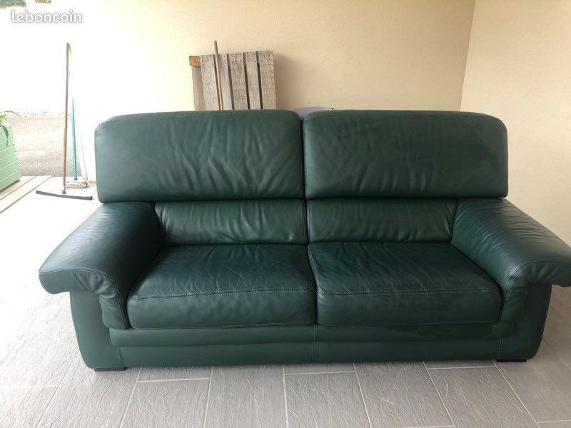Canapé cuir (image 1)
