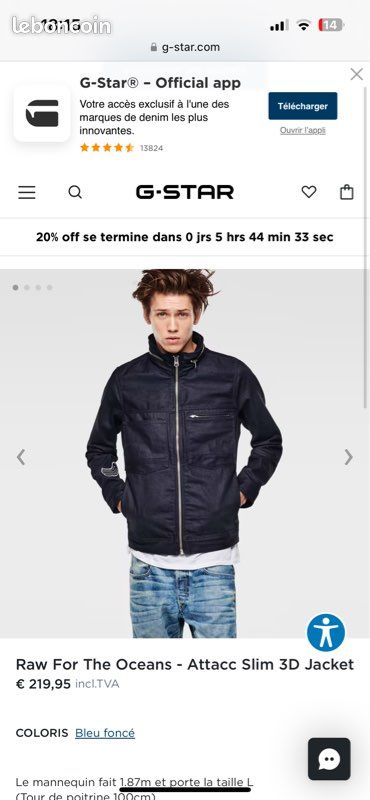 Veste G-STAR Vêtements