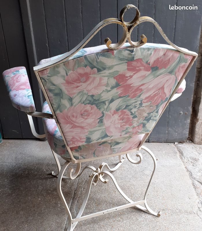Fauteuil fer forgé (image 2)