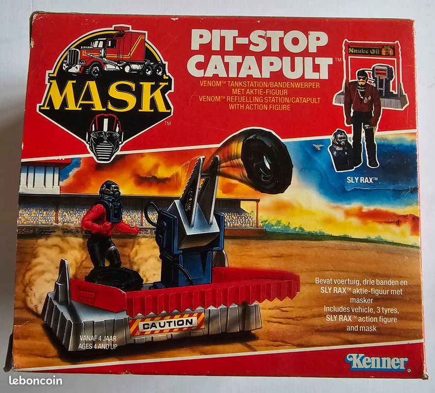 MASK M.A.S.K Pit stop catapult complet en boîte (sans insert), notice (image 12)