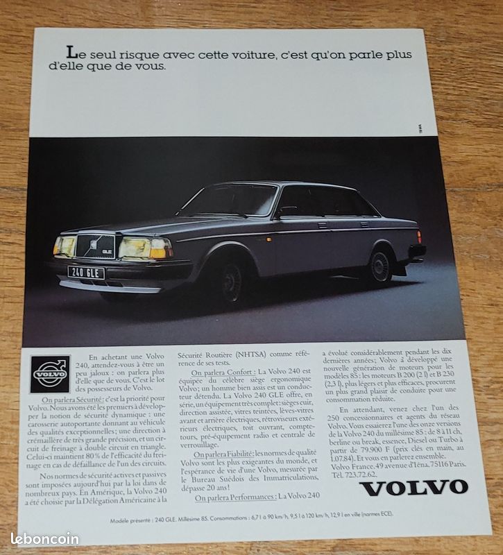 Jouet Ancien Stahlberg Volvo 245 GL Break - Échelle 1/20 - Finlande - Vintage & Collection