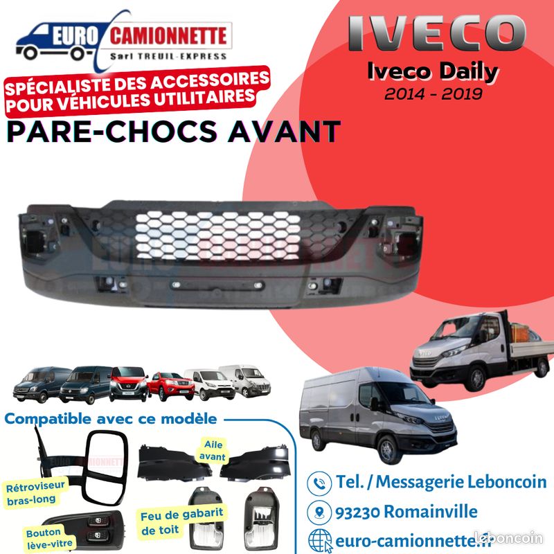 Marchepied Pare-chocs Pour Iveco Daily III, IV, V - Neuf Sous Blister, LT24