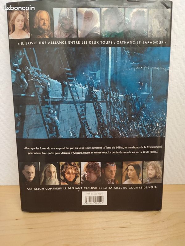 Livre le seigneur des anneaux les deux tours le livre officiel du film (image 2)