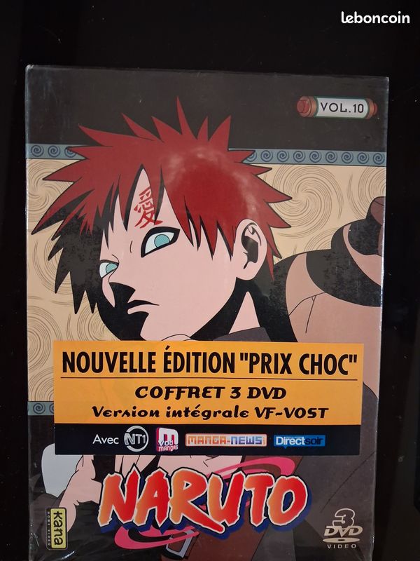 Coffret DVD "Naruto" n°10 (image 1)
