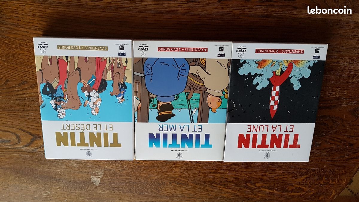Coffret de collection Tintin 3 thèmes 9 DVD +3 Livrets (image 5)