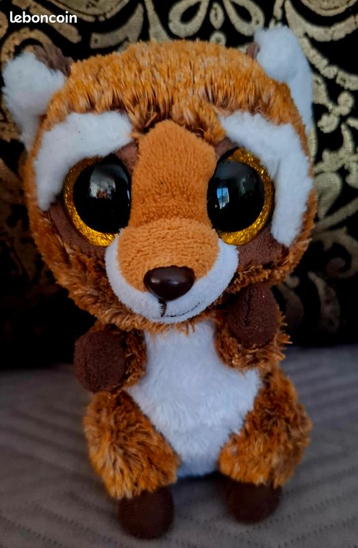 Peluche TY Originale – Petit Renard aux Yeux Pailletés – 15 cm / 80 g (image 1)