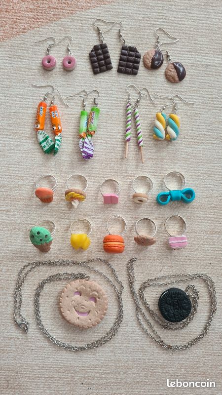 7 lots de bijoux gourmands (image 1)
