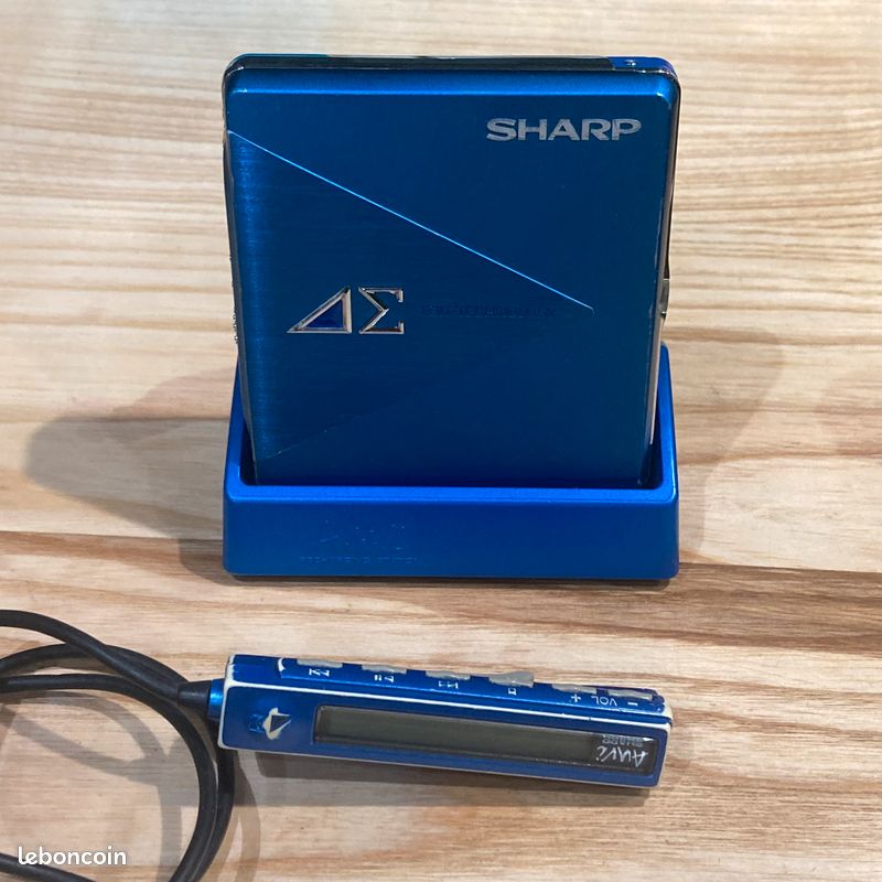 Lecteur Sharp MD-SS503-A avec dock et télécommande (image 1)