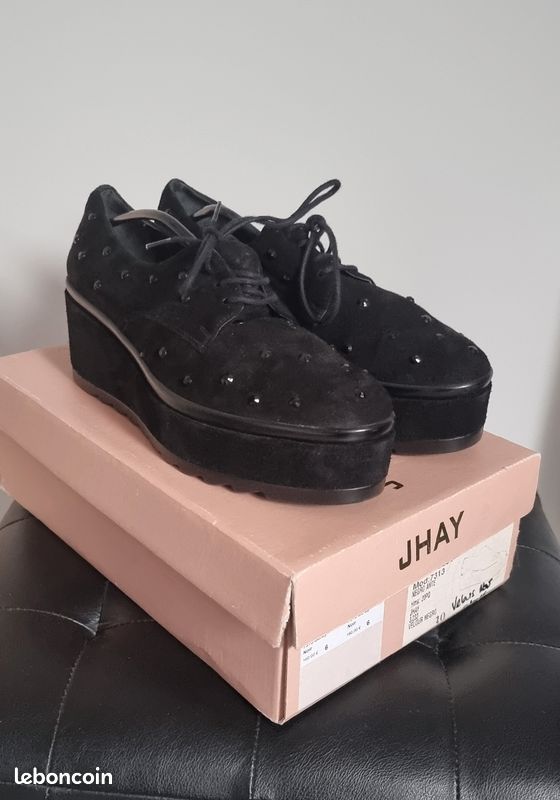 Mocassins velours cuir JHAY (image 1)