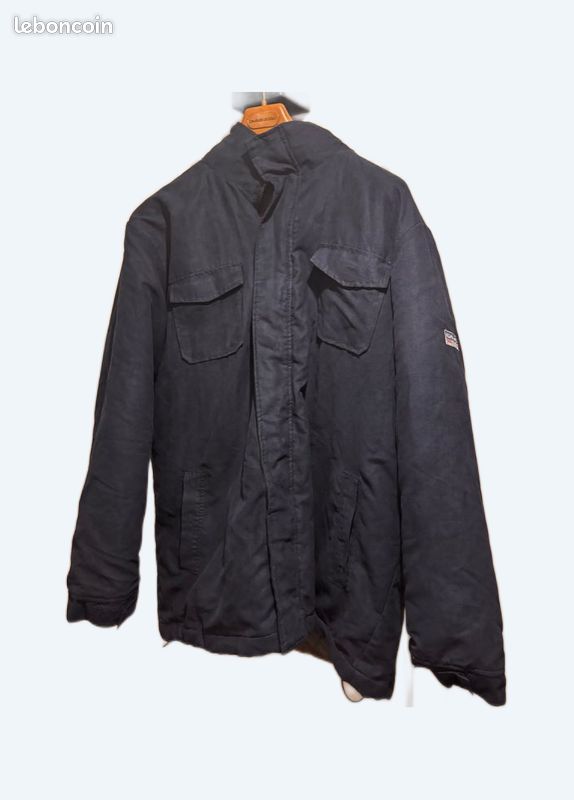 Veste d’hiver Highlands bleu marine – Taille XL – Très bon état (image 1)