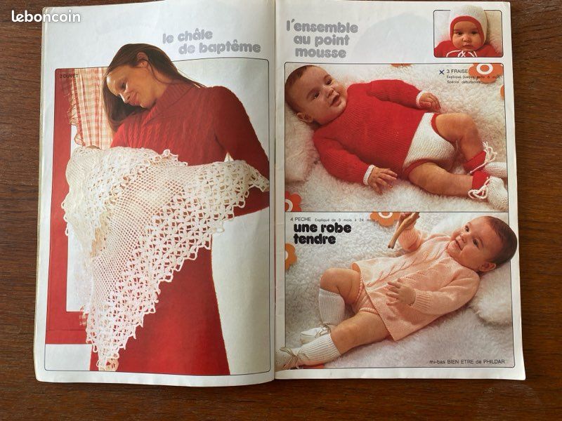 Livre Vintage Paris Mailles N°17 – 92 Modèles Tricot Naissance à 2 Ans