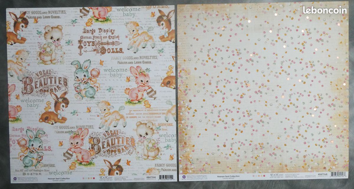 Papiers scrapbooking marque PRIMA (image 5)