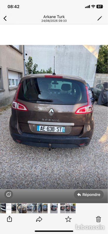 Renault scenic 3 phase 1 - 1.9 dci 130ch année 2009 (image 2)