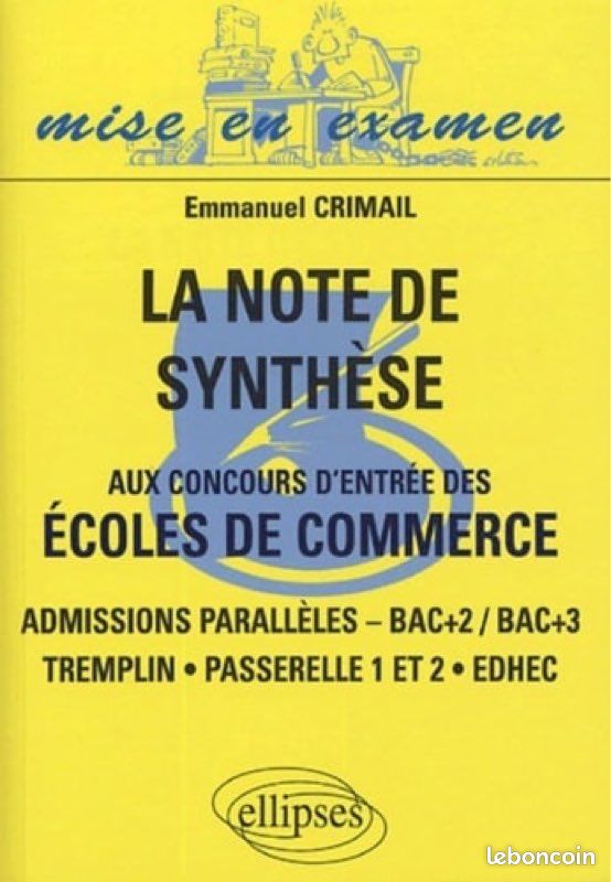 Livre annale note de synthèse (image 1)