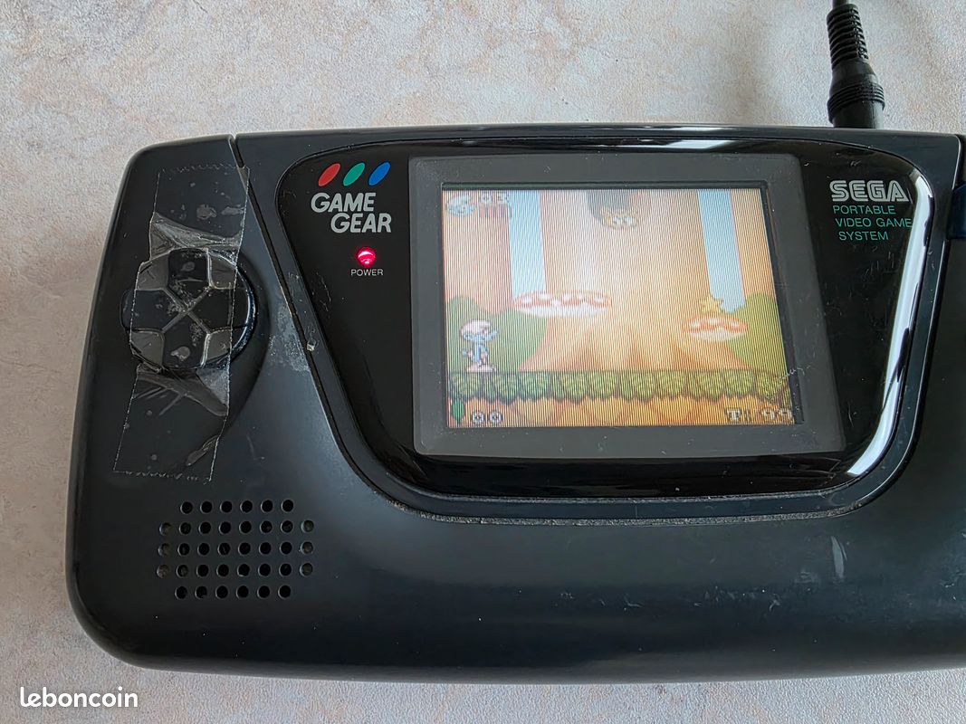 Jeu Sega Game Gear - Les Schtroumpfs - Bon état - Edition SEGA