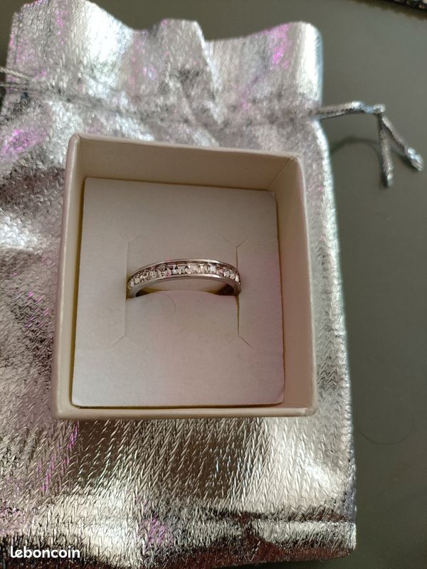 Bague Zirconium Acier (image 1)