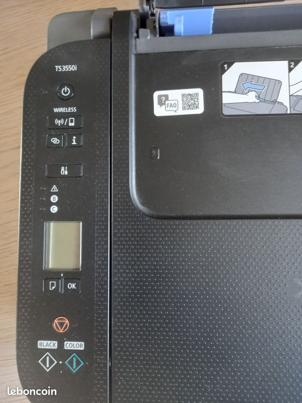 Imprimante CANON PIXMA TS3550i s/garantie+ cartouche encre (image 2)