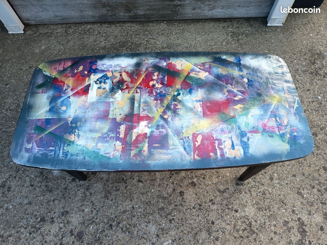 Table basse vintage pliable (image 1)
