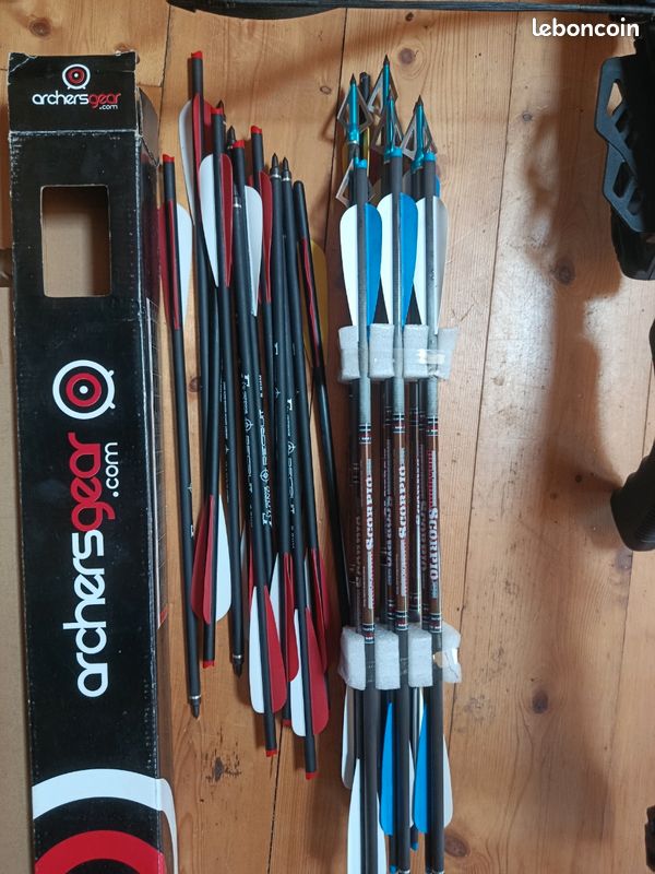 Flèches Carbone Pour Arbalète 7,5/15 Pouces - Pack Pour Chasse à L'arc