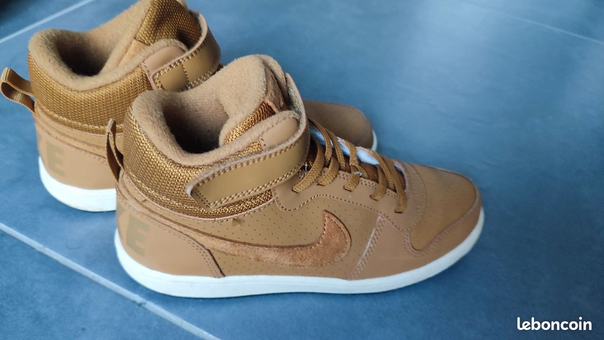 Flax Sneakers Nike Montante Camel Basket Nike Enfant Taille 28