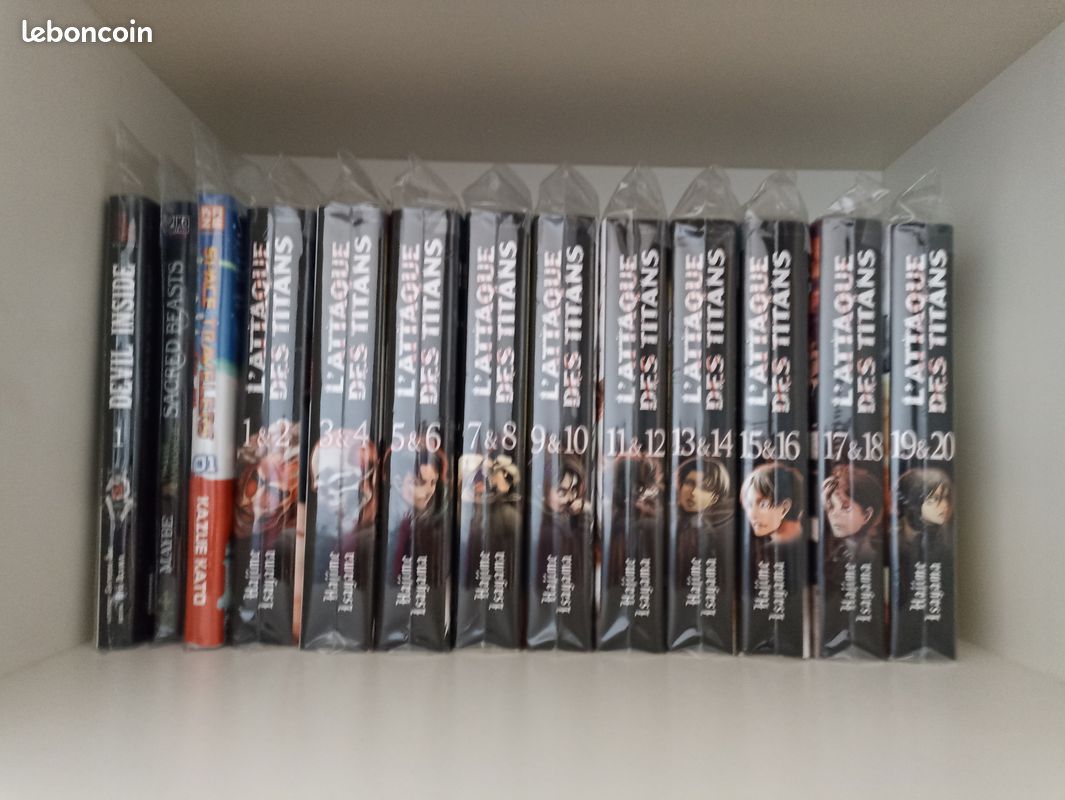Mangas état neuf emballés sous manga bag (image 2)