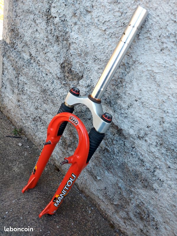 Fourche VTT Manitou Answer Magnum 1" Sans Filet, 26 Pouces - Pour Pièces Ou Restauration