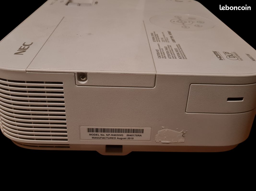 Vidéoprojecteur NEC NP40 - Occasion, Parfaitement Fonctionnel Avec Sortie VGA