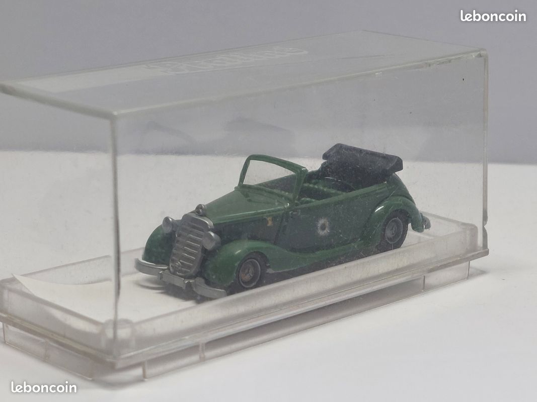Ho 1/87 busch mercedes 170 cabriolet police allemande 1936 ref 41415 etat neuf boite (image 1)