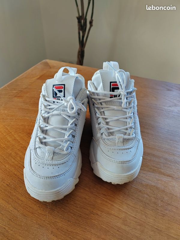 Fila Blanche Fila Garcon Chaussure Chaussure Fila Disruptor Kids