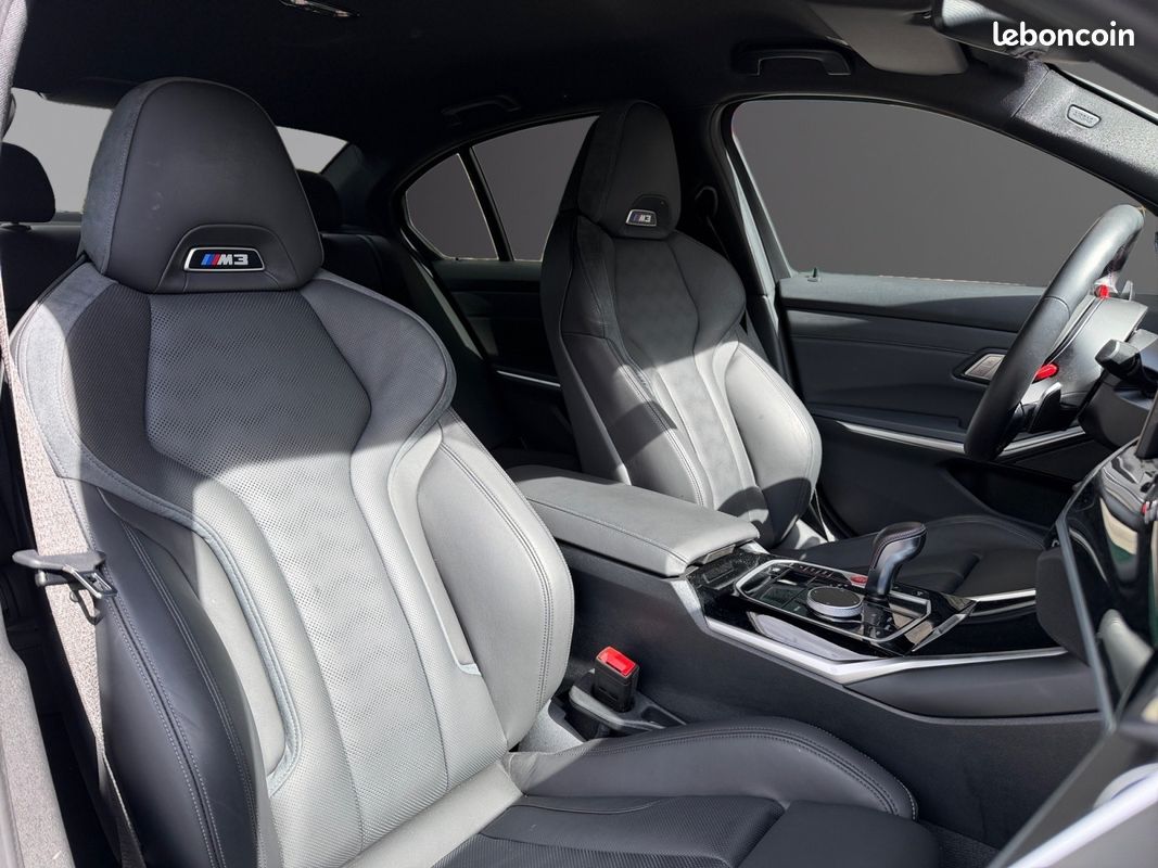 BMW M3 COMPETITION G80 510 ch BVA8 - TVA Apparente - Echappement Sport - Sièges confort - CarPlay (image 10)