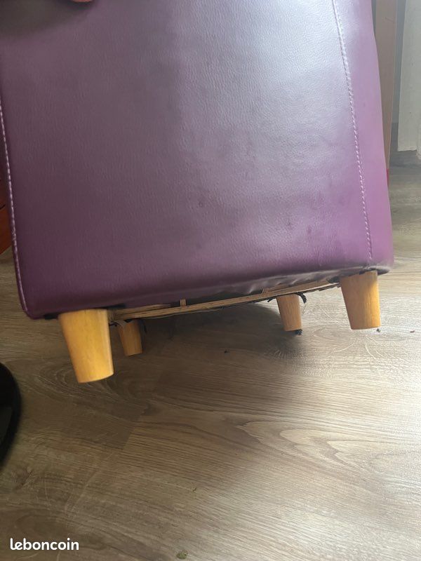 Fauteuil cabriolet enfant similicuir (image 4)